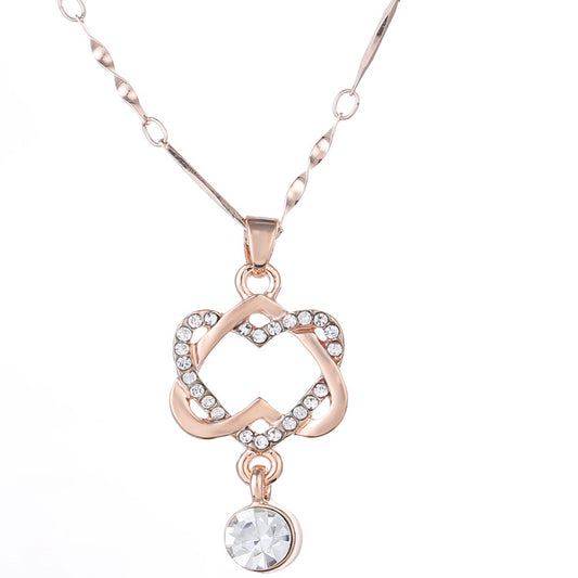 Platinum Heart Necklace